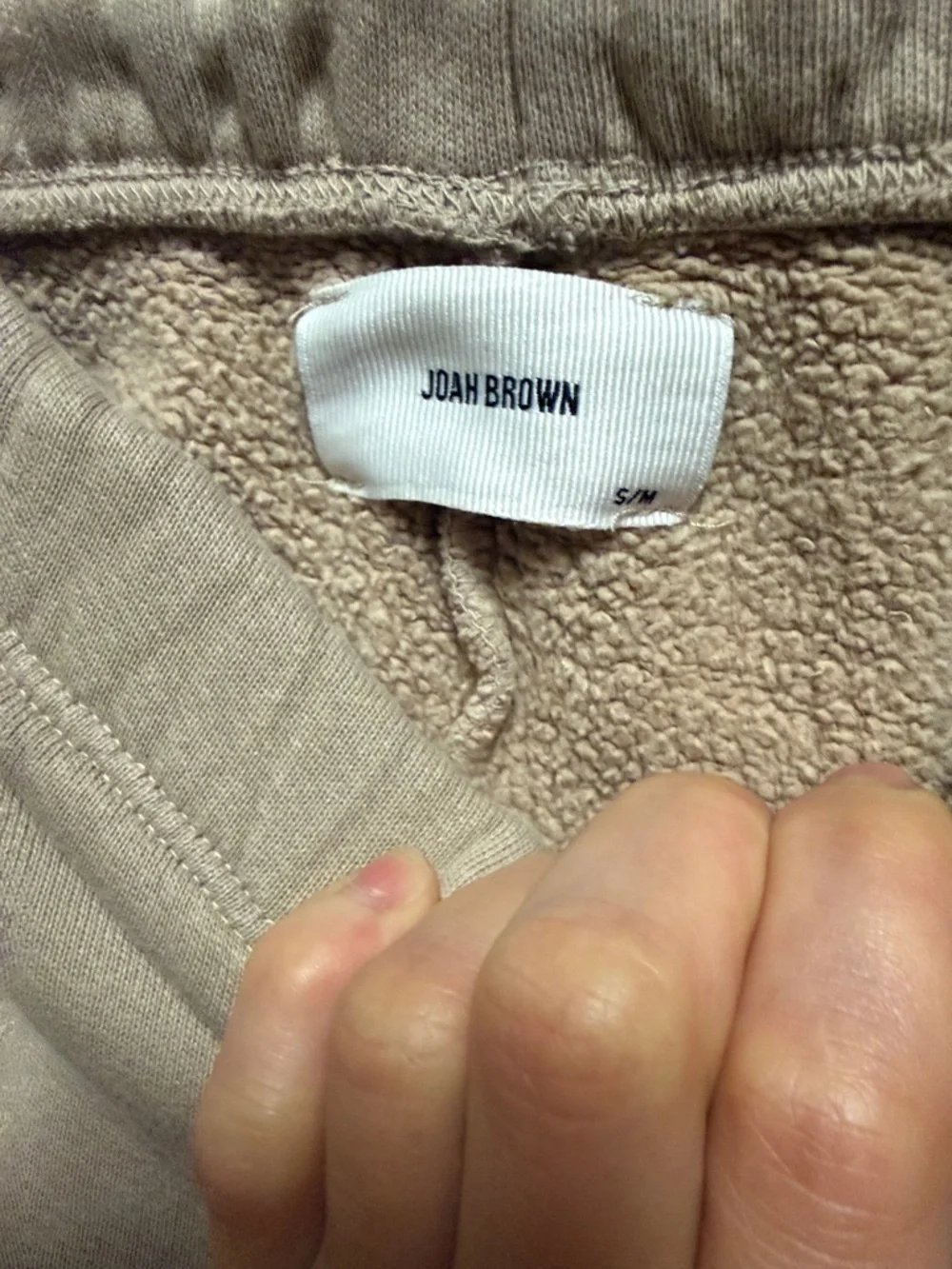 Joah Brown Taupe Track Joggers